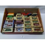 COLLECTION OF MAINLY BOXED TOY BUSES ,LLEDO AND DAYS GONE