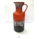 A MARKED JASBA GERMAN POTTERY VASE