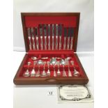 A BOXED CANTEEN OF CUTLERY BY NEWBRIDGE CUTLERY CO LTD OF IRELAND