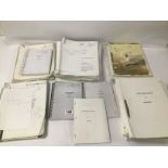 VICTORIA WICKS PRIVATE COLLECTION.A NUMBER OF VICTORIA'S OWN WORKING SCRIPTS FROM NUMEROUS HOWARD