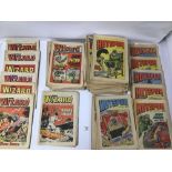 A COLLECTION OF 80 HOTSPUR COMICS AND 36 WIZARD COMICS ALL FROM THE 1970S