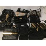 A COLLECTION OF HANDBAGS AND EVENING BAGS