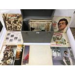 A COLLECTION OF ALBUMS / RECORDS / VINYL /LPS INCLUDING WHITE ALBUM BEATLES , THE MOVE AND JERRY LEE