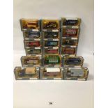 COLLECTION OF CORGI CLASSICS 1.43 SCALE ALL BOXED 18 IN TOTAL