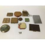 A COLLECTION OF VINTAGE COMPACTS