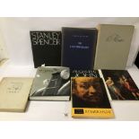 A GROUP OF EIGHT VINTAGE BOOKS RELATING TO ARTISTS AND ARTWORK, INCLUDING REMBRANDT 'PAINTER OF