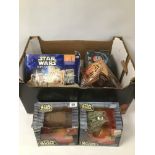 A BOX OF VINTAGE MICRO MACHINES BOXED STAR WARS MODELS