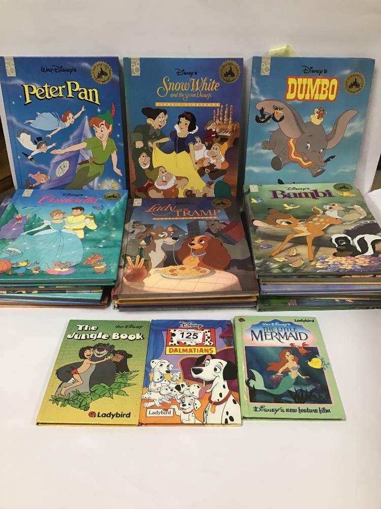 A COLLECTION OF VINTAGE DISNEY MOUSE WORKS CLASSIC STORY BOOKS FROM THE 1980'S AND 1990'S, INCLUDING