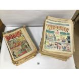 A LARGE QUANTITY OF 20TH CENTURY COMICS, INCLUDING THE DANDY AND WHOOPEE, MOST C.1970'S