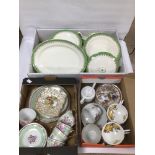 A QUANTITY OF ASSORTED CERAMIC DINNER WARE, MOSTLY PLATES, INCLUDING WASHINGTON LTD ETC