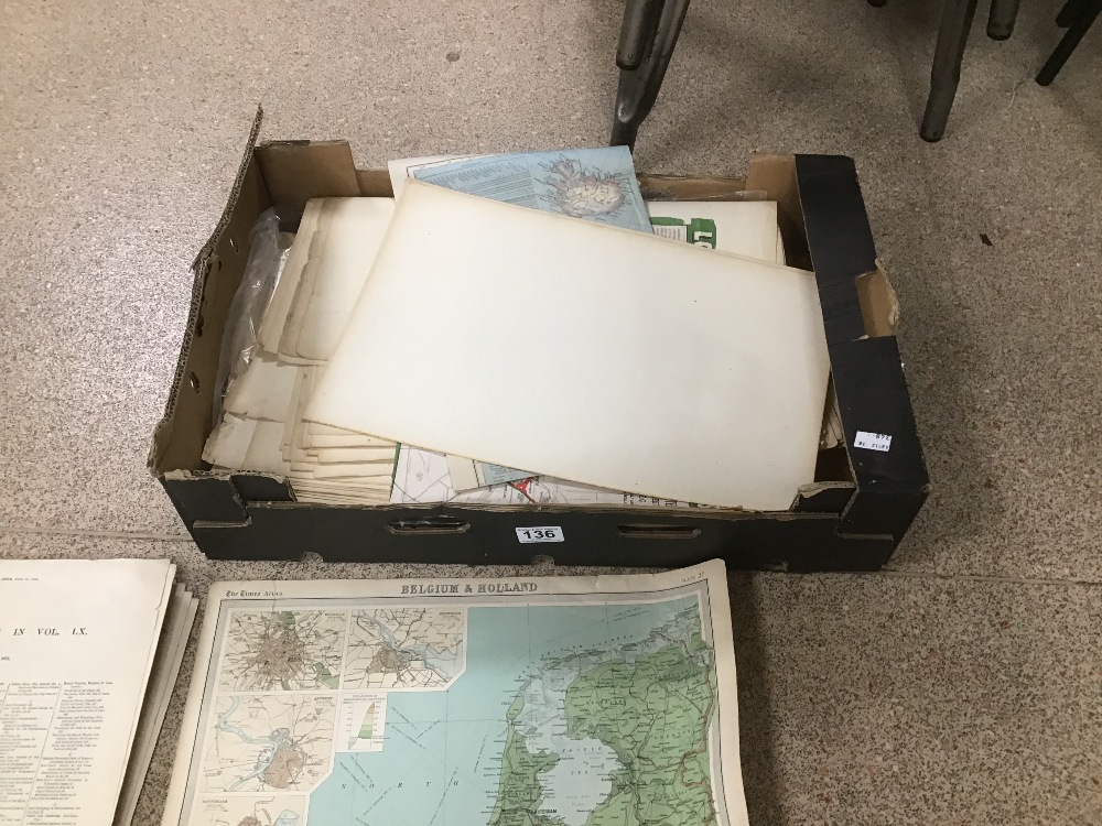 A QUANTITY OF ASSORTED PAPERS, MOST SHOWING MAPS - Image 6 of 6