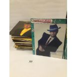 AN ASSORTMENT OF VINTAGE VINYL RECORDS ALBUMS, INCLUDING ELTON JOHN "JUMP UP!" THE BLOW MONKEYS "