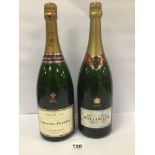TWO LARGE MAGNUM CHAMPAGNE DISPLAY BOTTLES, BOLLINGER SPECIAL CUVEE AND LAURENT PERRIER
