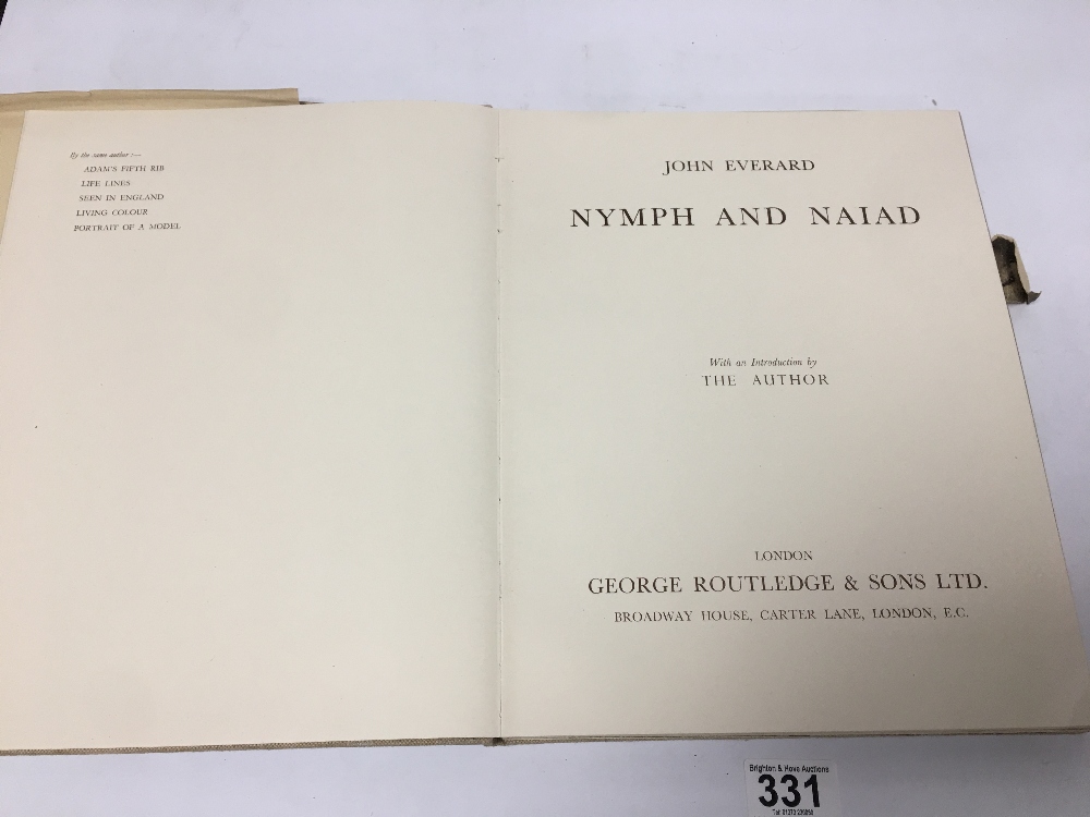 NYMPH AND NAIAD BY JOHN EVERARD 1940 - Image 4 of 10
