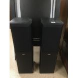 A PAIR OF ELTAX FLOOR SPEAKERS 75CMS HIGH