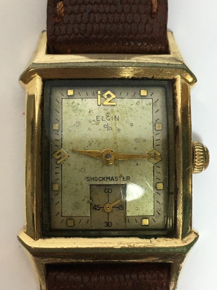 A VINTAGE HAMILTON 10K GOLD FILLED MANUAL WIND WRISTWATCH, 17 JEWEL MOVEMENT REF 987A, 0162555, - Image 4 of 5