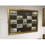 A FRAMED AND GLAZED SET OF POSTCARD OF VICTORIAN BRIGHTON