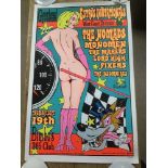 AN UNFRAMED LIMITED EDITION 302/400 POSTER SIGNED BY KOZIK 89 X 58CMS