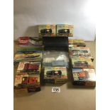 A GROUP OF VINTAGE AIRFIX OO AND HO SCALE MODEL RAILWAY WAGONS AND VANS, INCLUDING SERIES 1 CEMENT