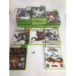 A QUANTITY OF ASSORTED XBOX 360 GAMES