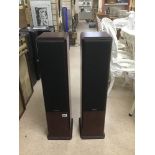 A PAIR OF FLOOR STANDING MISSION SPEAKERS MODEL NO 752 88CMS