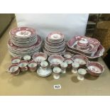A COLLECTION OF SPODE CHINA 70 PIECES