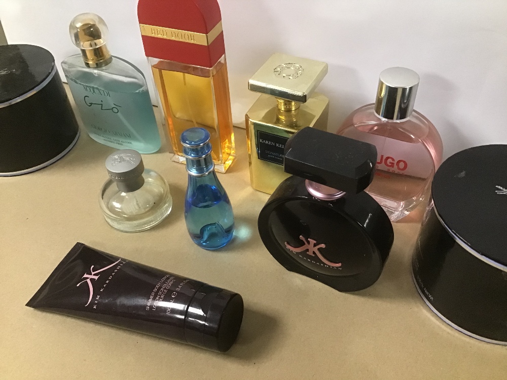 A GROUP OF PERFUME BOTTLES, INCLUDING GIORGIO ARMANI, KIM KARDASHIAN AND MORE - Image 3 of 4