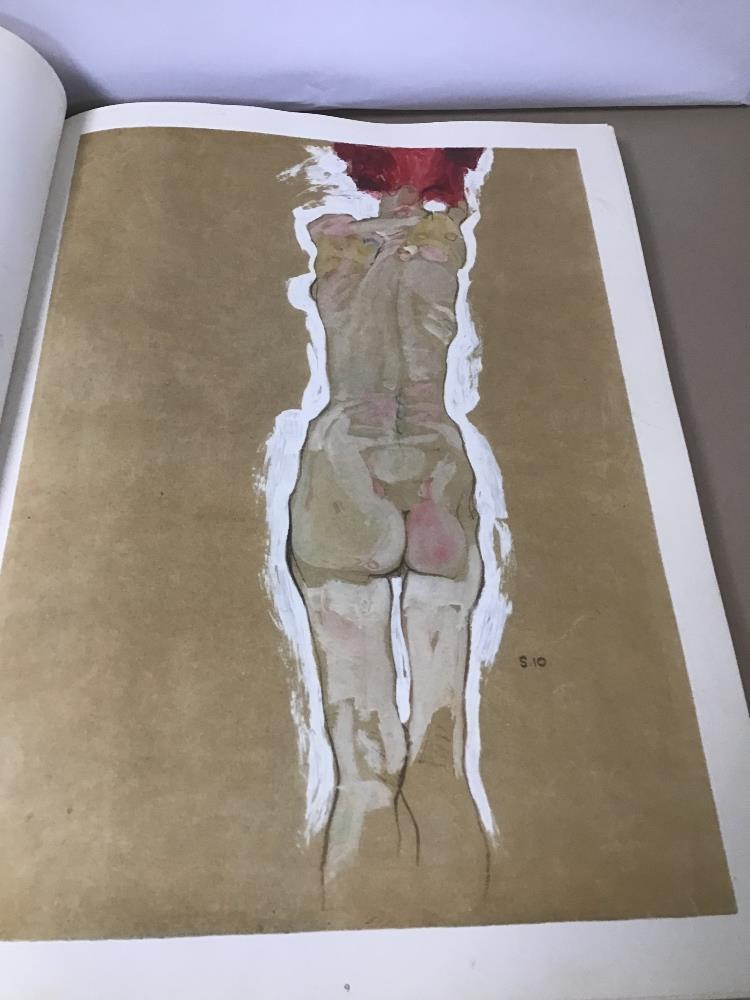 EGON SCHIELE, A LARGE LIMITED EDITION BOOK TITLED WATERCOLOURS AND DRAWINGS FOR THAMES AND HUDSON, - Image 6 of 9