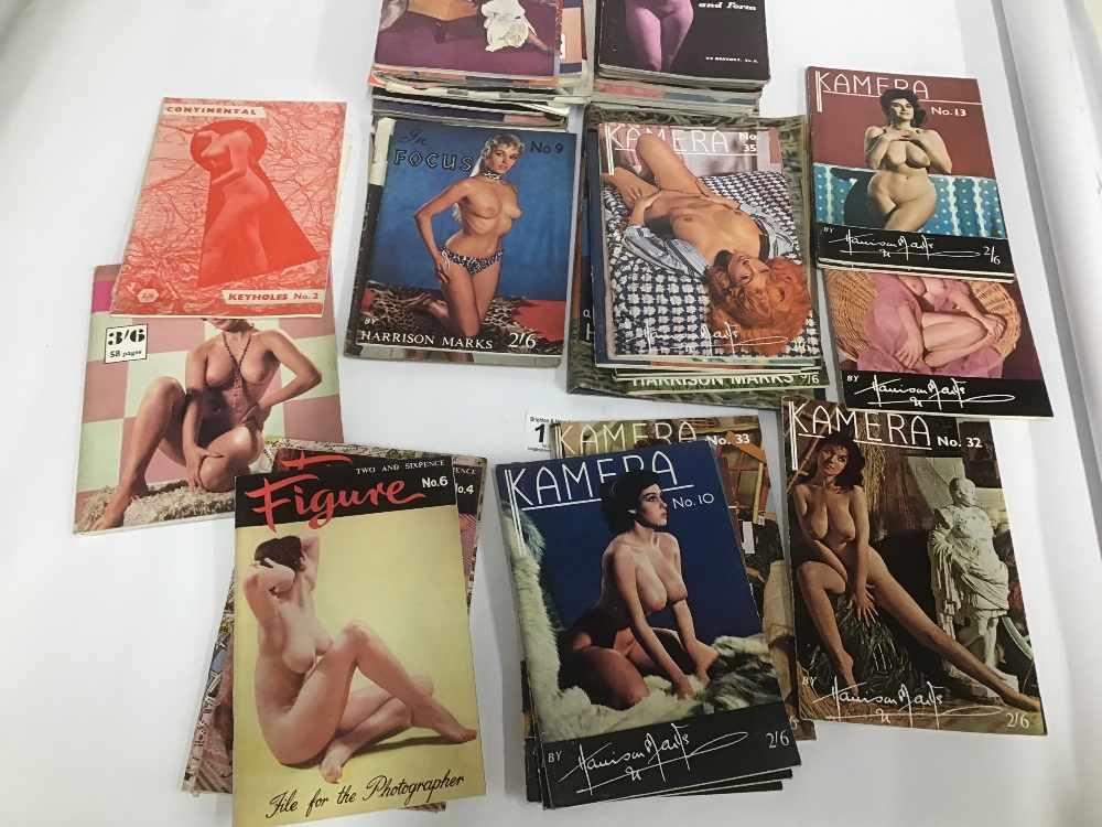 A COLLECTION OF VINTAGE ADULT NUDE MAGAZINES, INCLUDING KAMERA, LINE AND FORM, QT, FIGURE AND - Image 2 of 4