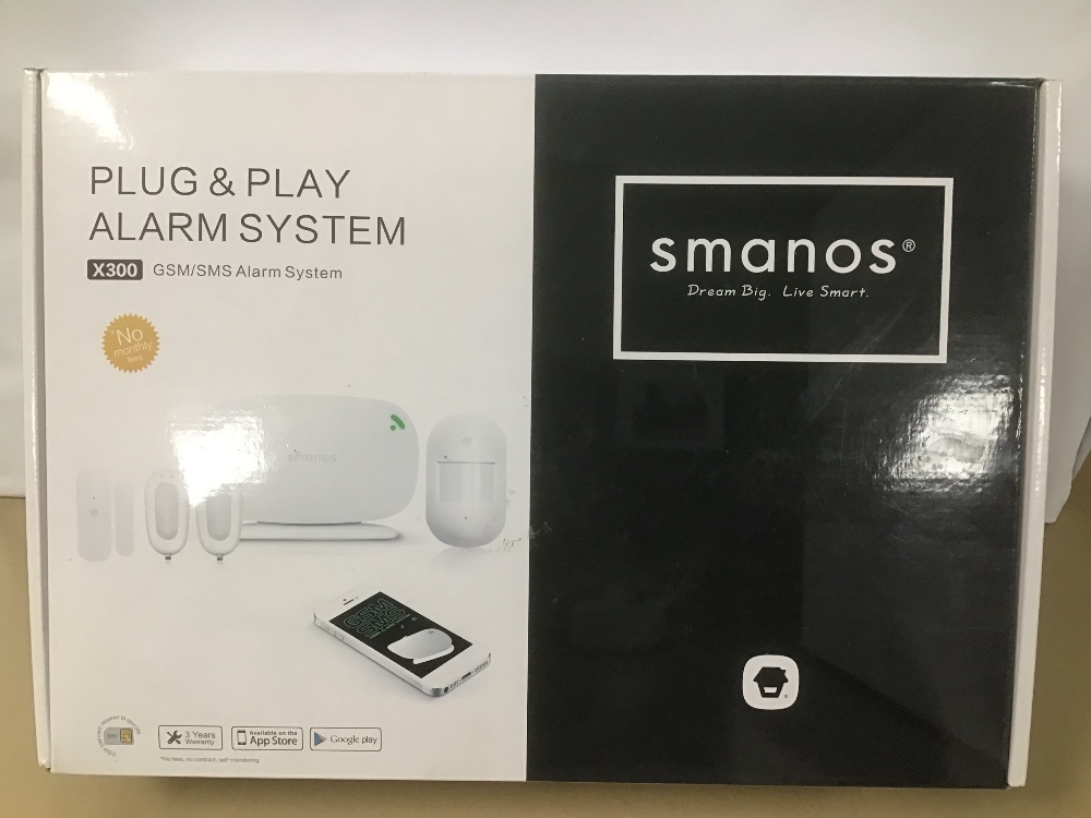 A SMANOS PLUG & PLAY ALARM SYSTEM, X300, BOXED - Image 2 of 4