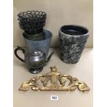 MIXED ITEMS INCLUDING METAL AND WIRE BASKETS