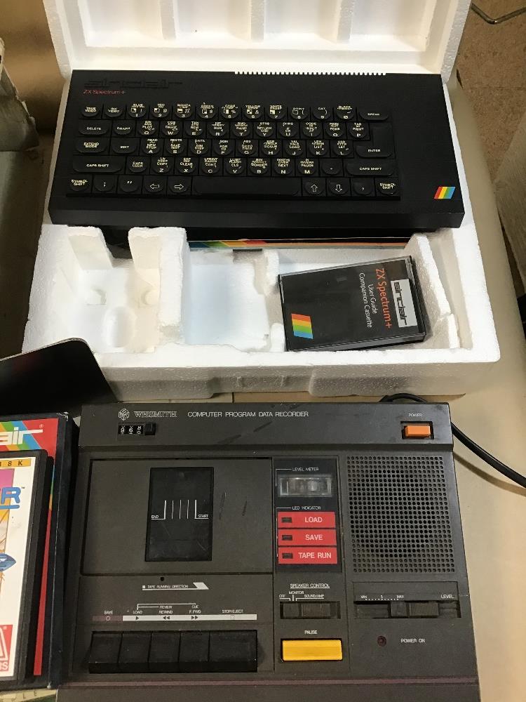 A SINCLAIR ZX SPECTRUM + PERSONAL COMPUTER, IN ORIGINAL BOX, TOEGTHER WITH A QUANTITY OF RELATED - Image 2 of 4