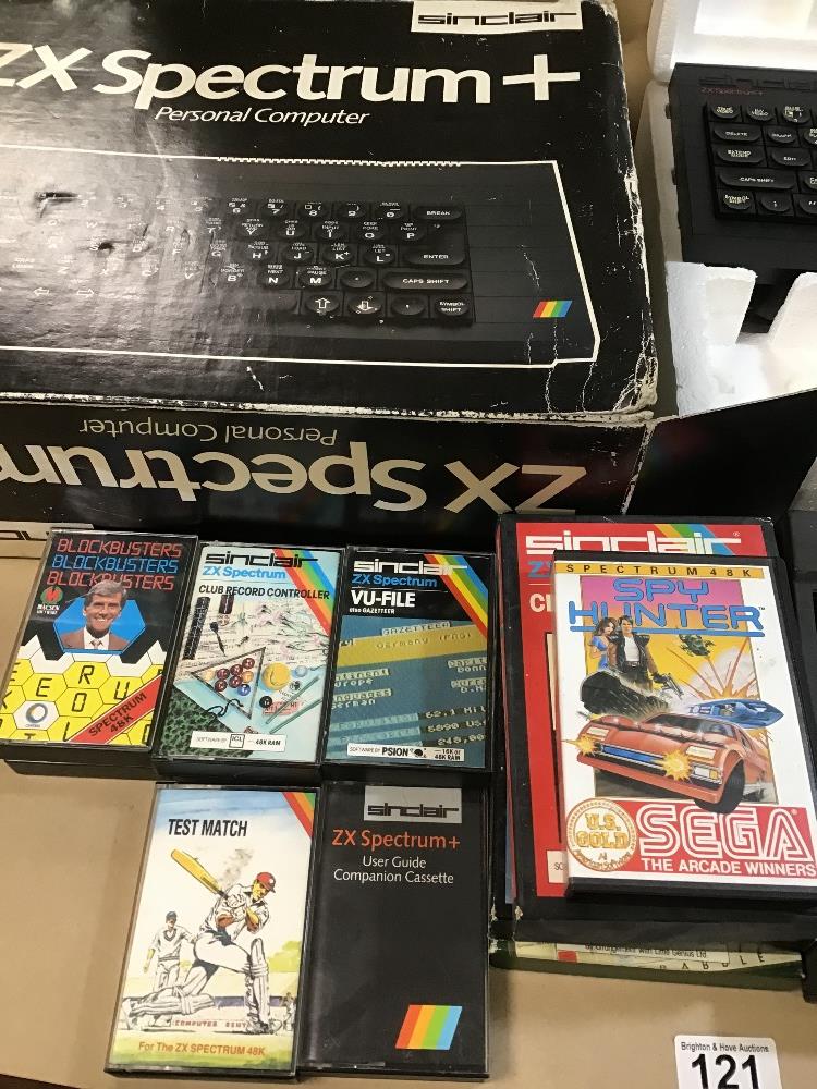 A SINCLAIR ZX SPECTRUM + PERSONAL COMPUTER, IN ORIGINAL BOX, TOEGTHER WITH A QUANTITY OF RELATED - Image 3 of 4