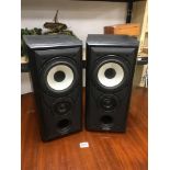 A PAIR OF MISSION MODEL 701 SPEAKERS, 45CM HIGH