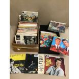 A COLLECTION OF 7 INCH SINGLES VINYL INCLUDING JAZZ AND 50S 60S