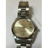 A GENTS AUTOMATIC ROLEX PRECISION WITH SIGMA DIAL, 1002, 3429275, STAINLESS STEEL CASE AND STRAP