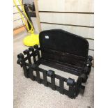 A CAST IRON FIRE GRATE, 60CM WIDE