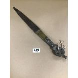 A ANCIENT SWORD POSSIBLY SAXON 49 CM