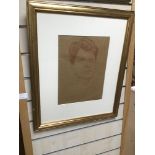 SIR CECIL BEATON 1904-1980. A FRAMED DRAWING OF GOLDA CASIMIR (ACTRESS) 53 X 44CM