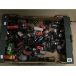 A COLLECTION OF MAINLY RADIO VALVES INCLUDING RCA,