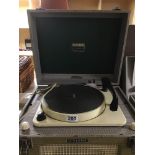 A VINTAGE DANSETTE DIPLOMA RECORD PLAYER