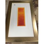 IAN SCOTT MASSIE, A CONTEMPORARY ABSTRACT IN WATERCOLOUR, FRAMED AND GLAZED, SIGNED TO THE BOTTOM