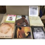 A GROUP OF SEVEN RISQUE EROTIC BOOKS RELATING TO IMAGES OF THE MALE NUDE