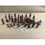 A COLLECTION OF BRITAINS PAINTED LEAD SOLDIERS, MO