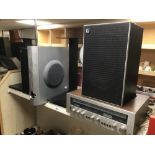 A PAIR OF LEAK2020 SPEAKERS WITH FOUNDATION METAL