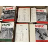 A COLLECTION OF VINTAGE AUTOSPORT MAGAZINES 1955 -