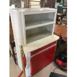 A 1950'S KITCHEN CABINET BY DEVON, 136 X 98 X50CM