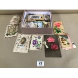 A COLLECTION OF VICTORIAN CARDS AND POSTCARDS