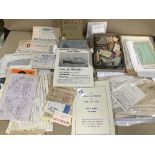 AN ASSORTMENT OF RAILWAYANA, INCLUDING TRAIN TICKETS, BOOKS AND MORE