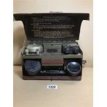 A WWII ERA MILITARY FIELD TELEPHONE SET D MK V